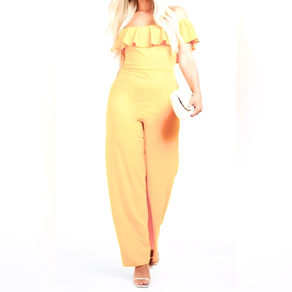 Off the Shoulder Jumpsuit